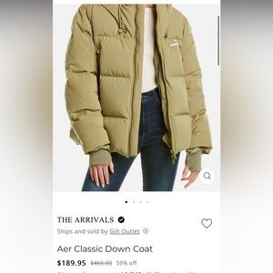 The Arrivals Women’s Down Coat